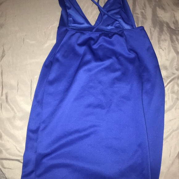 Blue royal criss cross dress - Picture 5 of 5